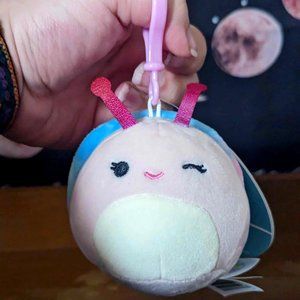 Squishmallows Silvina the Snail Clip BNWT